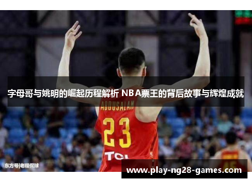 字母哥与姚明的崛起历程解析 NBA票王的背后故事与辉煌成就